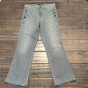 EUC like new J Brand crop light grey jeans